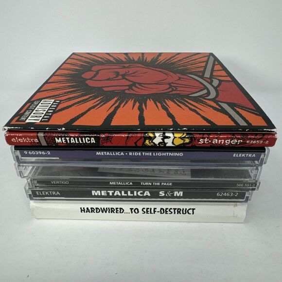 Lot of 6‎ Mettalica Hard Metal Alternative Rock Total 10 CDs Rare Ones